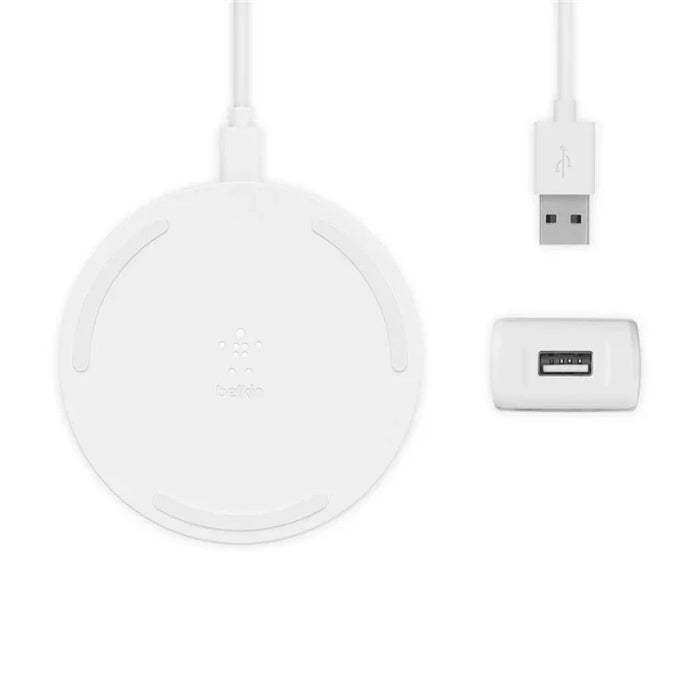 Belkin Wireless Charging Pad 10W - White WIA001BTWH 745883796205 - LX2001 - Homewares, Outdoor, Phone Accessories, Cases, Speakers, Headphones + More -
