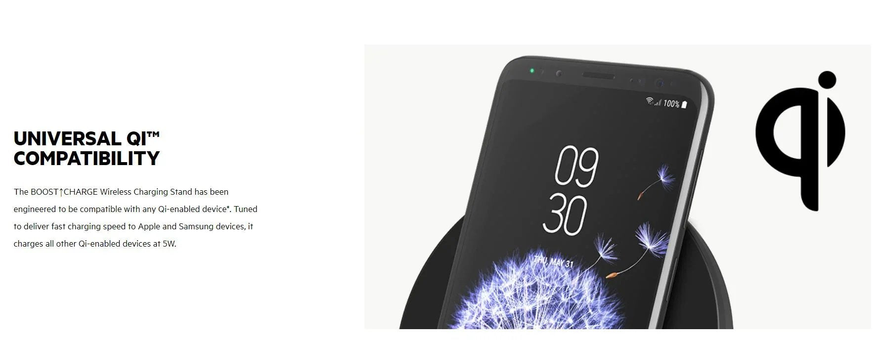 Belkin Wireless Charging Stand 10W - Black WIB001BTBK - LX2001 - Homewares, Outdoor, Phone Accessories, Cases, Speakers, Headphones + More -