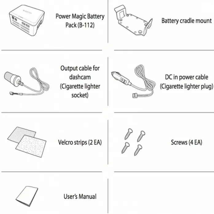 Blackvue B-112 Power Magic Battery Pack B-112 - LX2001 - Homewares, Outdoor, Phone Accessories, Cases, Speakers, Headphones + More -