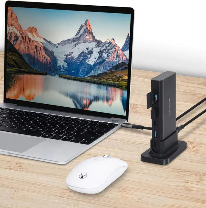 Bonelk Desktop Series 9 in 1 USB-C Multiport Hub (Black) - LX2001 - Homewares, Outdoor, Phone Accessories, Cases, Speakers, Headphones + More -
