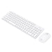 Bonelk KM-322 Slim Wireless Keyboard and Mouse Combo - White ELK-61005-R 9352850003719 - LX2001 - Homewares, Outdoor, Phone Accessories, Cases, Speakers, Headphones + More -