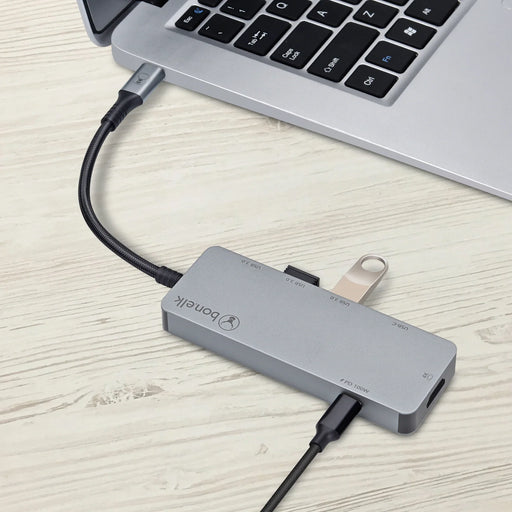 Bonelk Long-Life USB-C to 6-in-1 Multiport Hub - Space Grey ELK-80030-R 9352850004174 - LX2001 - Homewares, Outdoor, Phone Accessories, Cases, Speakers, Headphones + More -