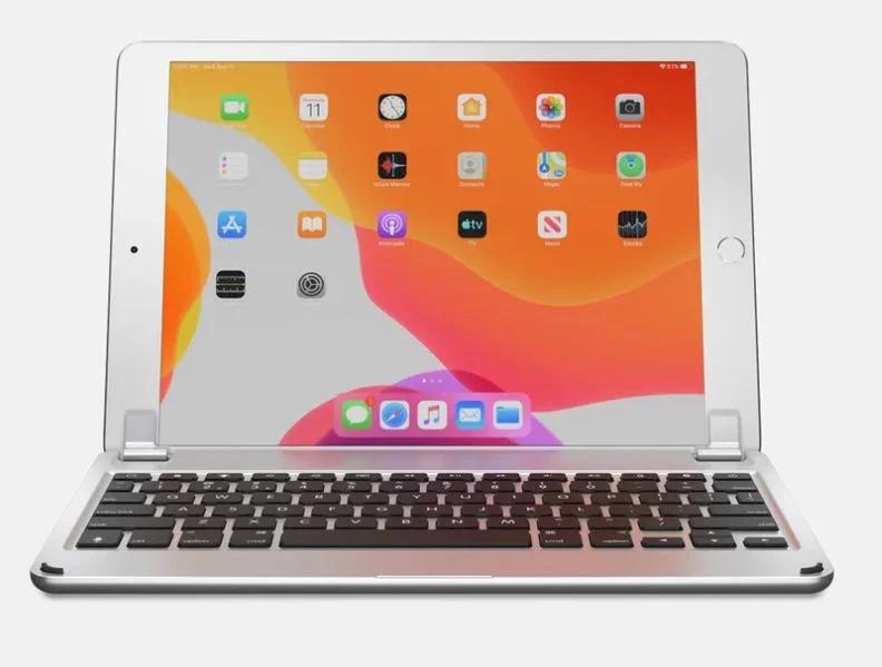 Brydge Apple iPad 7th 8th Gen 10.2" Keyboard Case - Silver BRY80012 - LX2001 - Homewares, Outdoor, Phone Accessories, Cases, Speakers, Headphones + More -