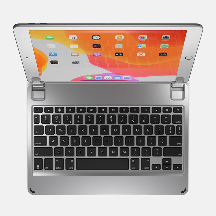 Brydge Apple iPad 7th 8th Gen 10.2" Keyboard Case - Silver BRY80012