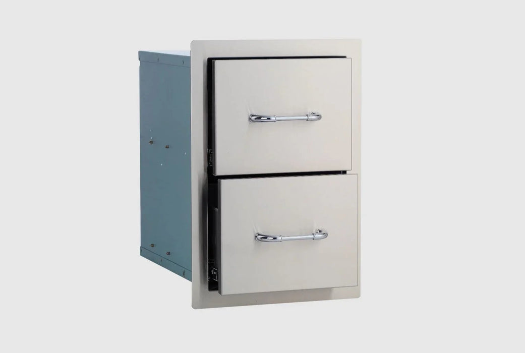 Bull BBQ Double Drawer - Stainless Steel - LX2001 - Homewares, Outdoor, Phone Accessories, Cases, Speakers, Headphones + More -