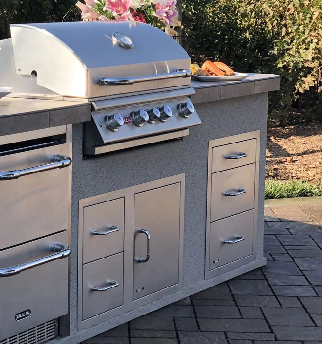 Bull BBQ Stainless Steel Triple Drawer System - LX2001 - Homewares, Outdoor, Phone Accessories, Cases, Speakers, Headphones + More -