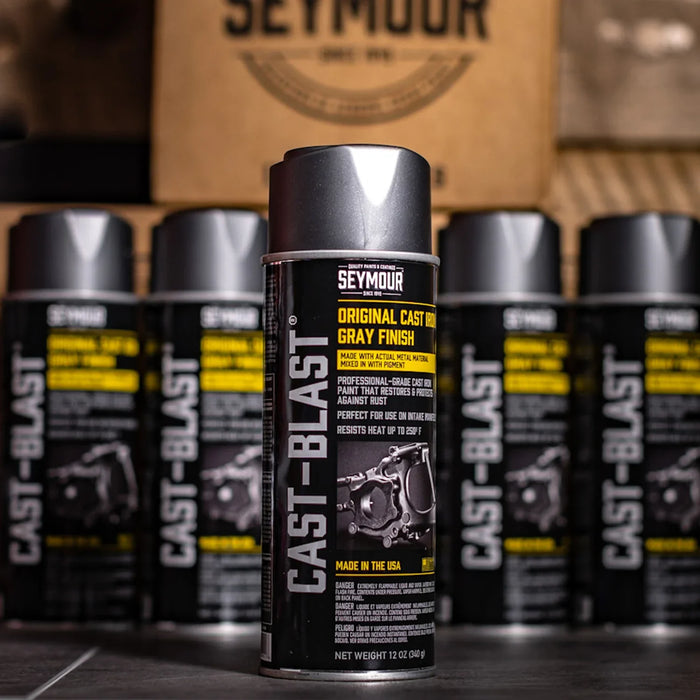 Seymour Aerosol Cast-Blast Cast Iron Grey Finish - LX2001 - Homewares, Outdoor, Phone Accessories, Cases, Speakers, Headphones + More -