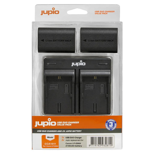 Jupio KIT 2X LP-E6NH for Canon 2130MAH + USB DUAL CHARGER - LX2001 - Homewares, Outdoor, Phone Accessories, Cases, Speakers, Headphones + More -