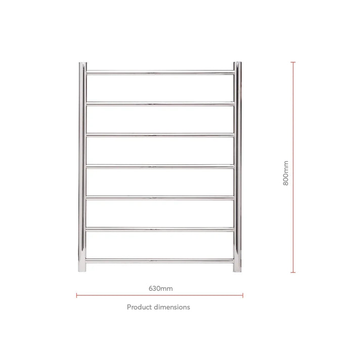 Goldair Heated Towel Rail 7 Bar Polished Stainless Steel - LX2001 - Homewares, Outdoor, Phone Accessories, Cases, Speakers, Headphones + More -