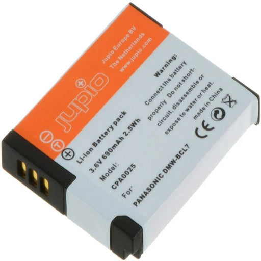 Jupio camera battery PANASONIC DMW-BCL7 3.6V 690MAH - LX2001 - Homewares, Outdoor, Phone Accessories, Cases, Speakers, Headphones + More -