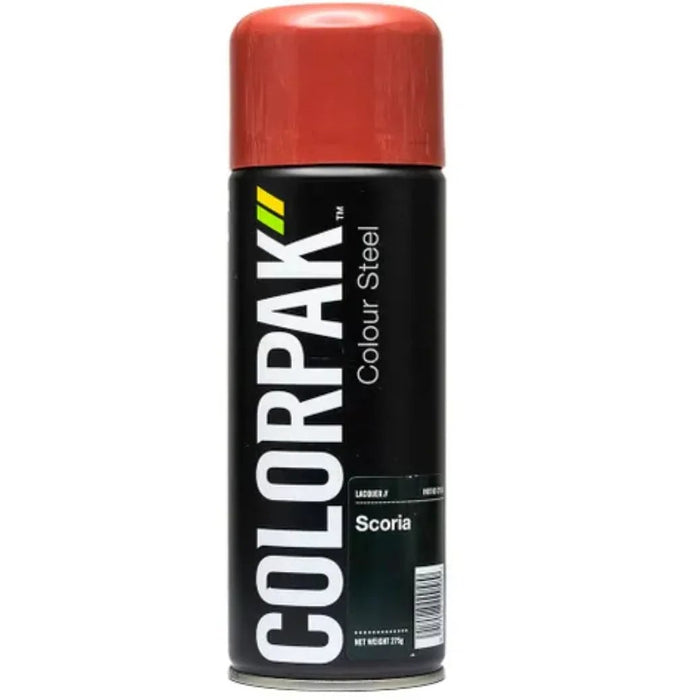 Colorpak Coloursteel Aerosol Spraypaint Can - SCORIA - LX2001 - Homewares, Outdoor, Phone Accessories, Cases, Speakers, Headphones + More -