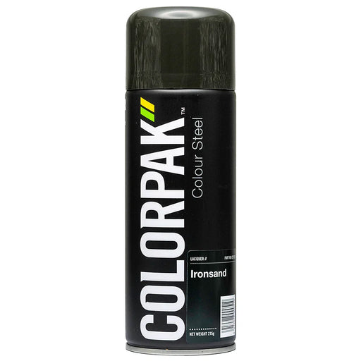 Colorpak Coloursteel Aerosol Spraypaint Ironsand - LX2001 - Homewares, Outdoor, Phone Accessories, Cases, Speakers, Headphones + More -