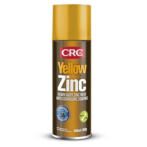 Crc Yellow Zinc 400Ml - LX2001 - Homewares, Outdoor, Phone Accessories, Cases, Speakers, Headphones + More -