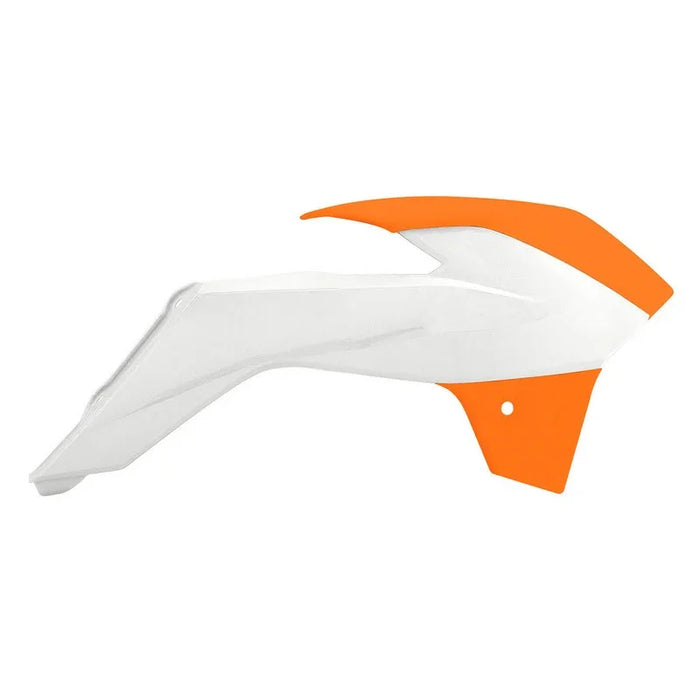 RADIATOR SHROUDS RTECH KTM 85SX 13-16 TC85 14-15 WHITE ORANGE - LX2001 - Homewares, Outdoor, Phone Accessories, Cases, Speakers, Headphones + More -