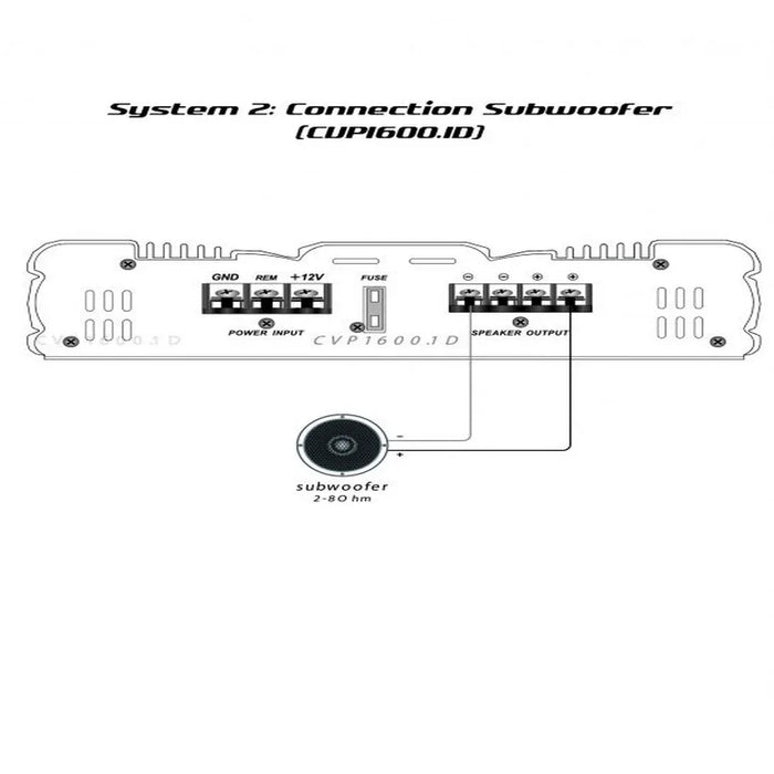 Cerwin Vega AMPLIFIER CVP SERIES 1 CH MONO 1600W - LX2001 - Homewares, Outdoor, Phone Accessories, Cases, Speakers, Headphones + More -