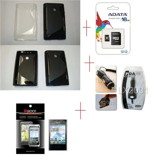 LG Optimus L3 E400 Case 16GB ChaRger - LX2001 - Homewares, Outdoor, Phone Accessories, Cases, Speakers, Headphones + More -