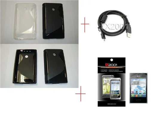LG Optimus L3 E400 Case USB PC Cable - LX2001 - Homewares, Outdoor, Phone Accessories, Cases, Speakers, Headphones + More -