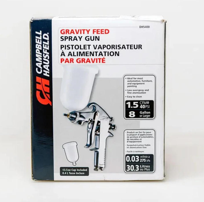 Campbell Hausfeld DH5400 Gravity Spray Gun 1.5mm General Purpose DH540000 - LX2001 - Homewares, Outdoor, Phone Accessories, Cases, Speakers, Headphones + More -