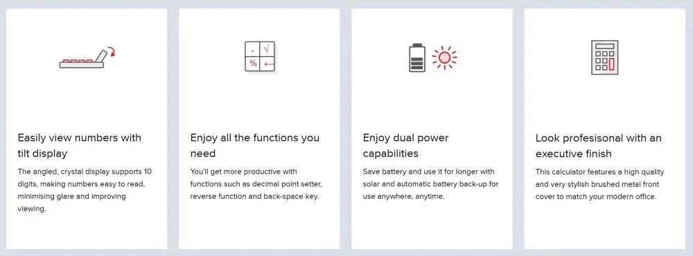 Canon LS-100TSG LS100TSG Mini Desktop Calculator LS100TS - LX2001 - Homewares, Outdoor, Phone Accessories, Cases, Speakers, Headphones + More -
