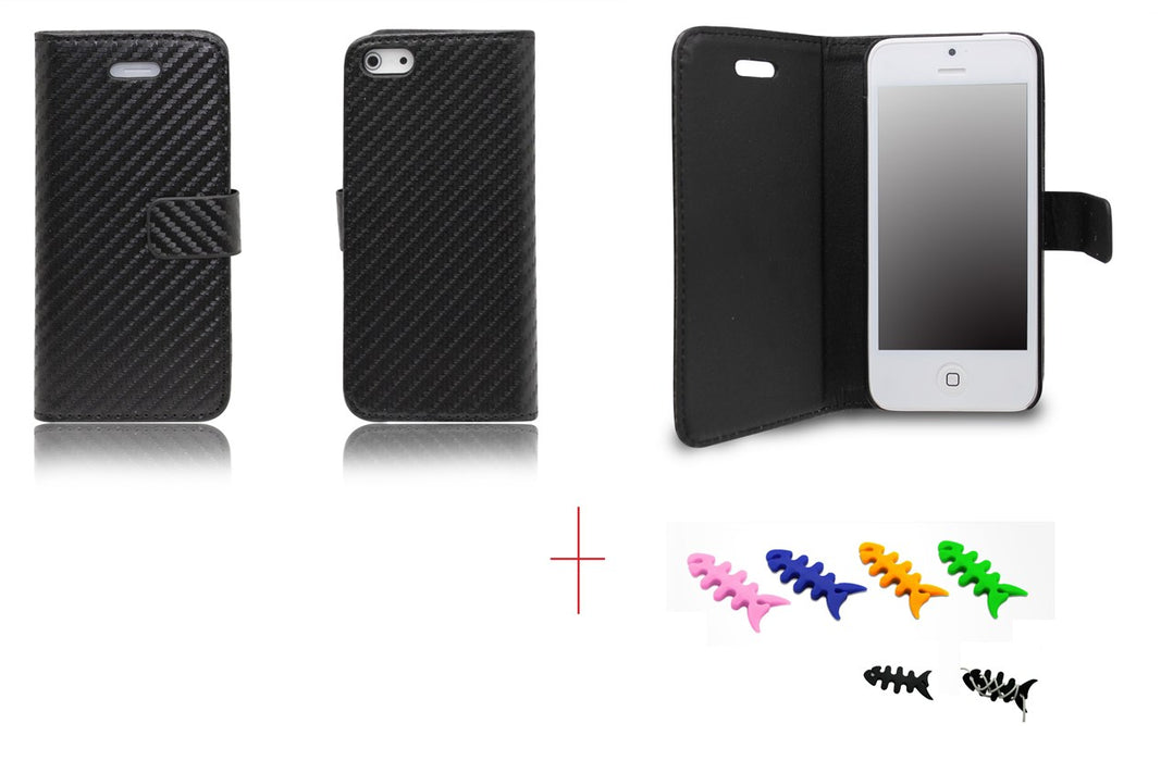 Iphone 5 Carbon Fibre Leather
