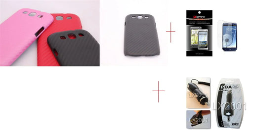 Samsung Galaxy S3 Carbon Fibre Case SP Car Charger - LX2001 - Homewares, Outdoor, Phone Accessories, Cases, Speakers, Headphones + More -