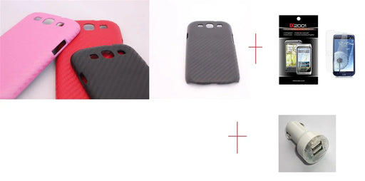 Samsung Galaxy S3 Carbon Case SP DUAL Car Charger - LX2001 - Homewares, Outdoor, Phone Accessories, Cases, Speakers, Headphones + More -