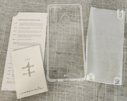 CaseMate Tough Case + Glass Screen Protector Samsung Galaxy A21 - Clear - LX2001 - Homewares, Outdoor, Phone Accessories, Cases, Speakers, Headphones + More -