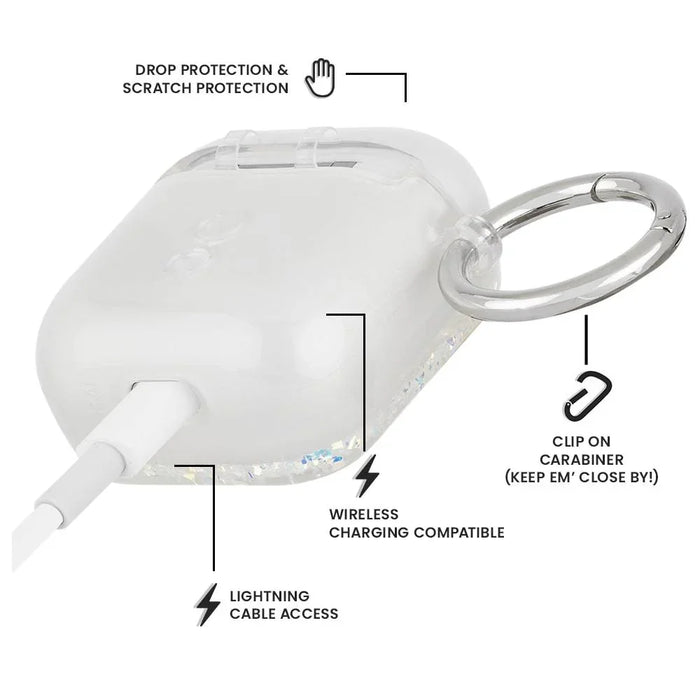 Casemate Apple AirPods Gen 1 & 2 Twinkle Case - w/ Micropel Stardust CM042416 846127193030 - LX2001 - Homewares, Outdoor, Phone Accessories, Cases, Speakers, Headphones + More -
