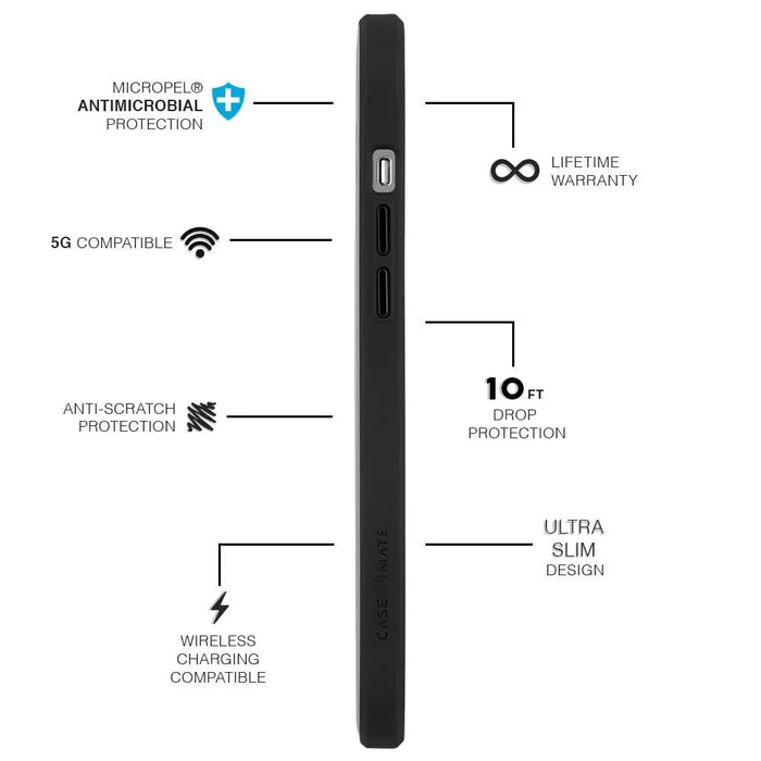 Casemate Apple iPhone 13 6.1" Tough Case - Black CM046748 - LX2001 - Homewares, Outdoor, Phone Accessories, Cases, Speakers, Headphones + More -