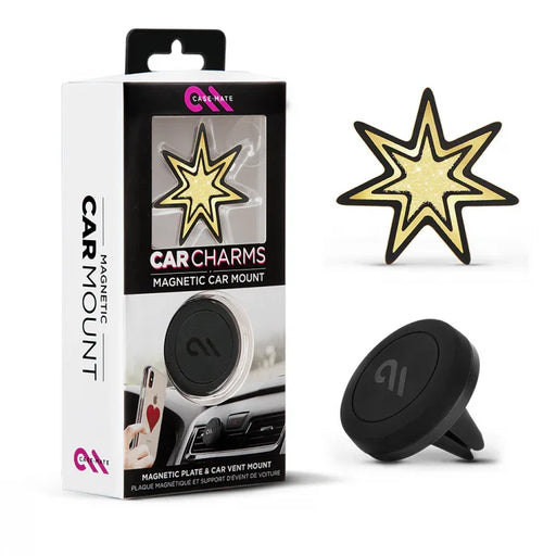 Casemate Car Charm Magnetic Car Mount - Gold Star TGT038810 - LX2001 - Homewares, Outdoor, Phone Accessories, Cases, Speakers, Headphones + More -