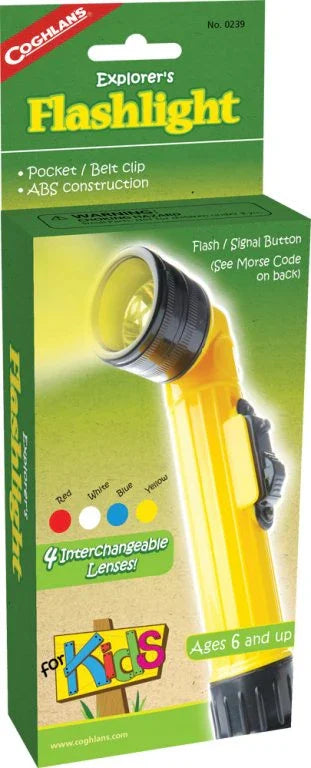 Coghlans Kids Explorers Flashlight Torch COG0239 - LX2001 - Homewares, Outdoor, Phone Accessories, Cases, Speakers, Headphones + More -