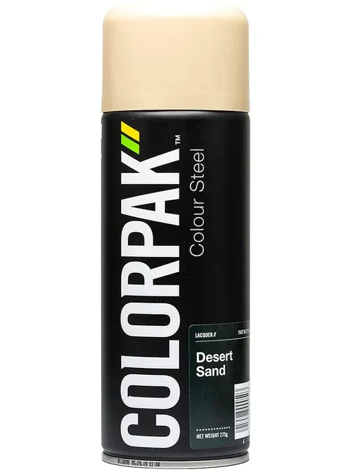 Colorpak Coloursteel Aerosol Spraypaint Can - Desert Sand CPS506-COLOURSTEEL - LX2001 - Homewares, Outdoor, Phone Accessories, Cases, Speakers, Headphones + More -