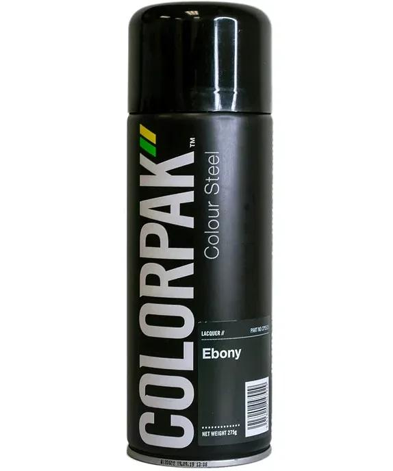 Colorpak Coloursteel Aerosol Spraypaint Can - Ebony CPS515-COLOURSTEEL - LX2001 - Homewares, Outdoor, Phone Accessories, Cases, Speakers, Headphones + More -