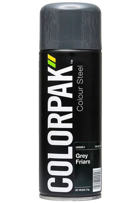Colorpak Coloursteel Aerosol Spraypaint Can - Greyfriars CPS507-COLOURSTEEL