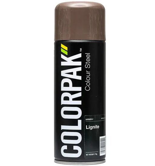 Colorpak Coloursteel Aerosol Spraypaint Can - Lignite CPS505-COLOURSTEEL - LX2001 - Homewares, Outdoor, Phone Accessories, Cases, Speakers, Headphones + More -