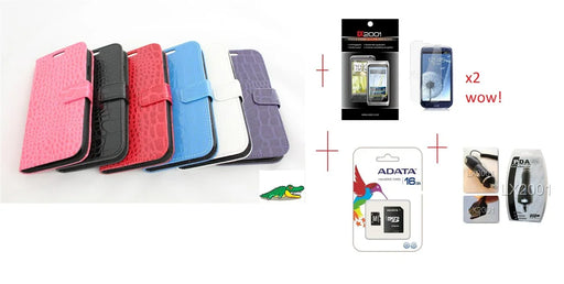 Samsung Galaxy S3 Crocodile Case 16GB Car Charger - LX2001 - Homewares, Outdoor, Phone Accessories, Cases, Speakers, Headphones + More -