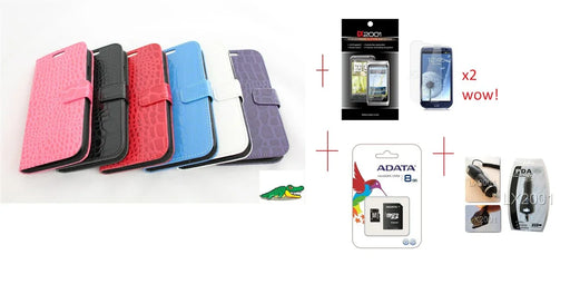 Samsung Galaxy S3 Crocodile Case 8GB Car Charger - LX2001 - Homewares, Outdoor, Phone Accessories, Cases, Speakers, Headphones + More -