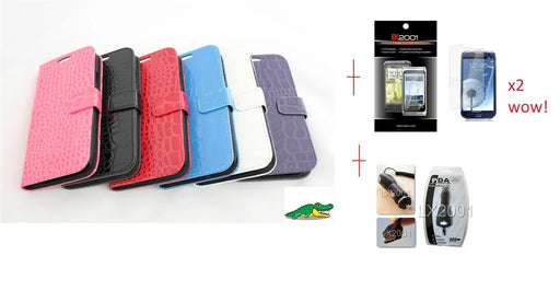 Samsung Galaxy S3 Crocodile Case + Car Charger - LX2001 - Homewares, Outdoor, Phone Accessories, Cases, Speakers, Headphones + More -