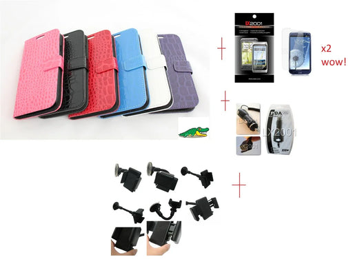 Samsung Galaxy S3 Case Crocodile Car Kit Charge - LX2001 - Homewares, Outdoor, Phone Accessories, Cases, Speakers, Headphones + More -