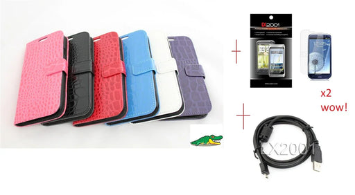 Samsung Galaxy S3 Crocodile Case USB PC CaBle - LX2001 - Homewares, Outdoor, Phone Accessories, Cases, Speakers, Headphones + More -