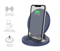 Cygnett PowerBase V2 15W Qi Wireless Charger Stand - Navy CY3284PPWIR - LX2001 - Homewares, Outdoor, Phone Accessories, Cases, Speakers, Headphones + More -