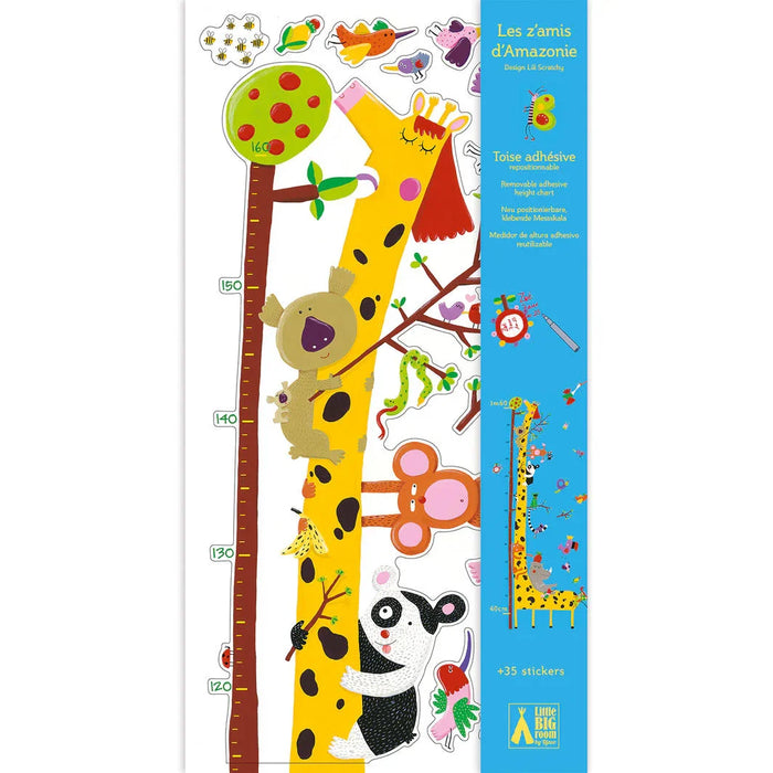 Growth Chart - Friends of the Amazon - Djeco - LX2001 - Homewares, Outdoor, Phone Accessories, Cases, Speakers, Headphones + More -