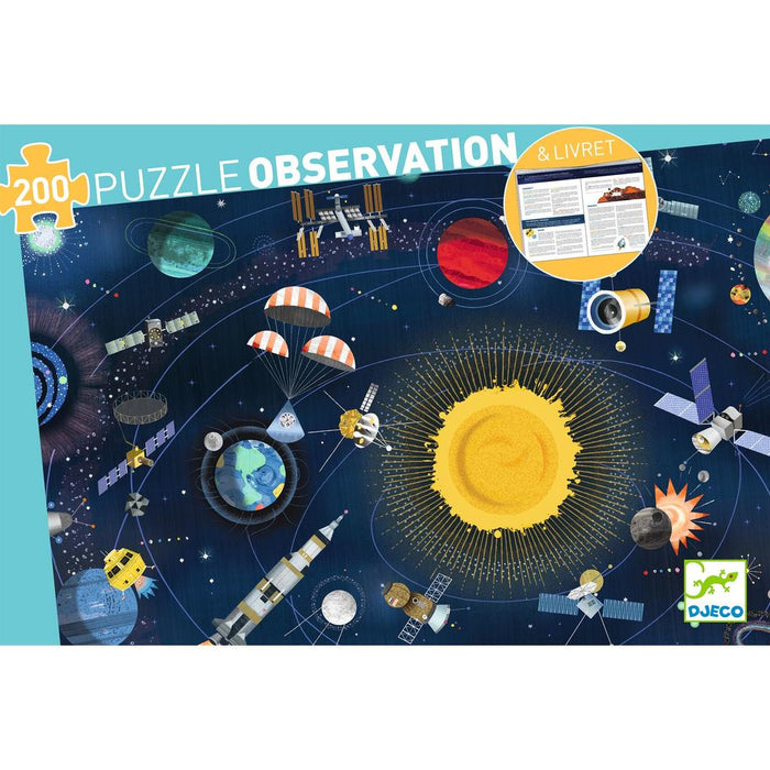 The space puzzle + booklet - Djeco