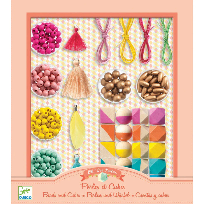 Beads and cubes - Djeco - LX2001 - Homewares, Outdoor, Phone Accessories, Cases, Speakers, Headphones + More -