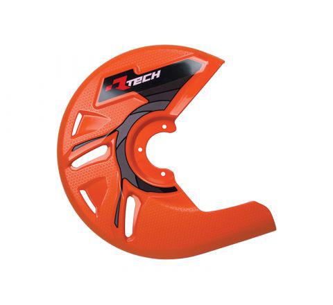 *DISC GUARD RTECH SUITABLE FOR STD OR OVERSIZE DISC REQUIRES MOUNTING KIT SOLD SEPARATELY KTM ORANGE