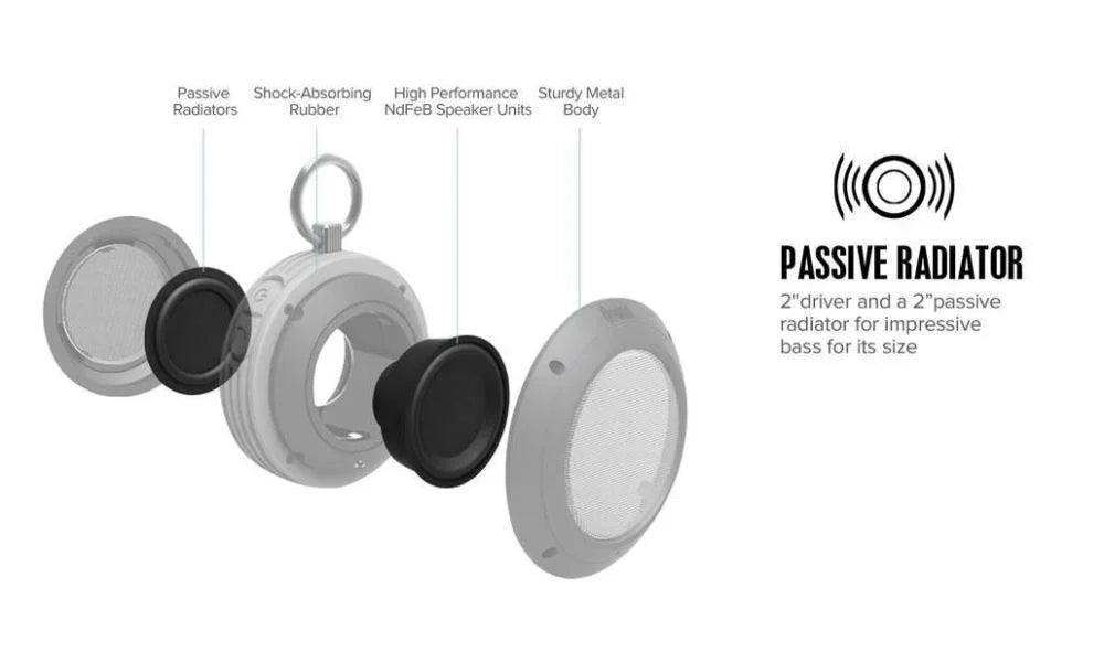 Divoom Voombox Travel Bluetooth Speaker - LX2001 - Homewares, Outdoor, Phone Accessories, Cases, Speakers, Headphones + More -