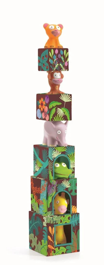Topanijungle Stacking Game Toy - Djeco - LX2001 - Homewares, Outdoor, Phone Accessories, Cases, Speakers, Headphones + More -