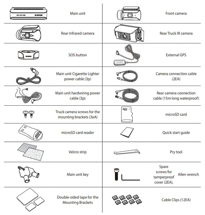 Blackvue Dr770-Box-Truck 3 Camera System With Central Record Box 1080 Hd Dashcam - LX2001 - Homewares, Outdoor, Phone Accessories, Cases, Speakers, Headphones + More -