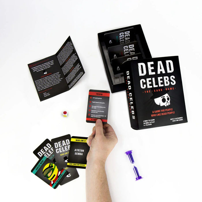 Dead Celeb Card Game - LX2001 - Homewares, Outdoor, Phone Accessories, Cases, Speakers, Headphones + More -