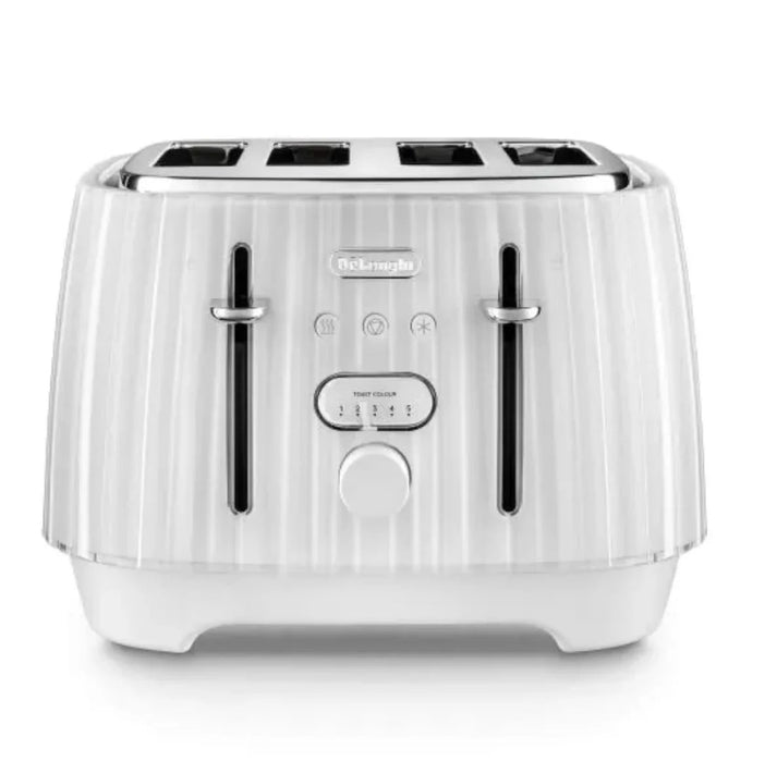 Delonghi Ballerina 4-Slice Toaster - Opaline White - LX2001 - Homewares, Outdoor, Phone Accessories, Cases, Speakers, Headphones + More -